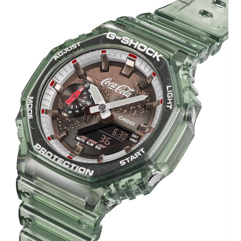 Pánské hodinky CASIO G-SHOCK  Carbon Core Guard x Coca-Cola® Collaboration GA-2100CC-3AER