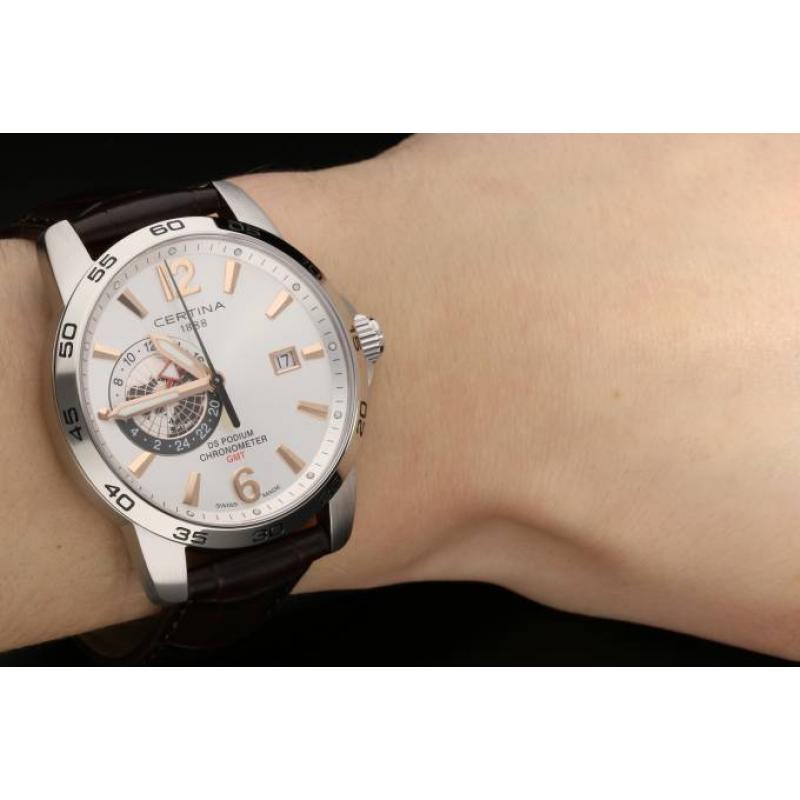 Pánske hodinky CERTINA DS Podium Chronometer GMT C034.455.16.037.01