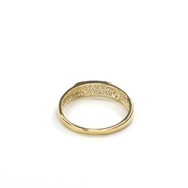 Prsten ze žlutého zlata a zirkony Pattic AU 585/000 1,80 gr GURDD0115290001-57