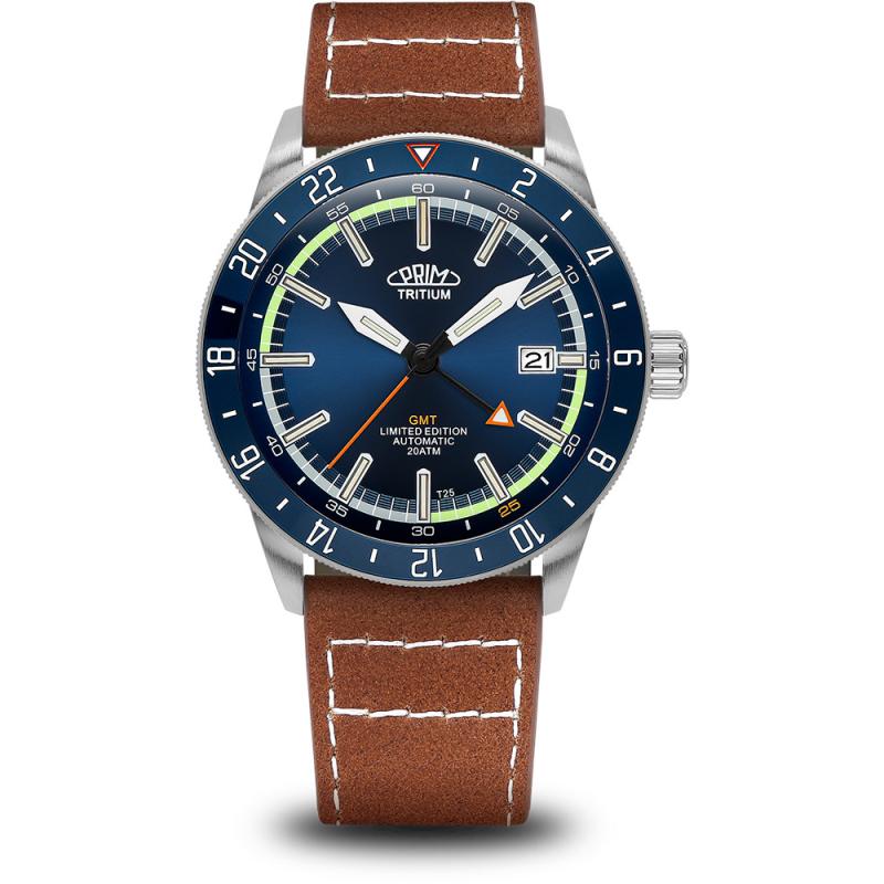 Pánské hodinky PRIM Sport Tritium 25 - World Timer - C W91P.13238.C