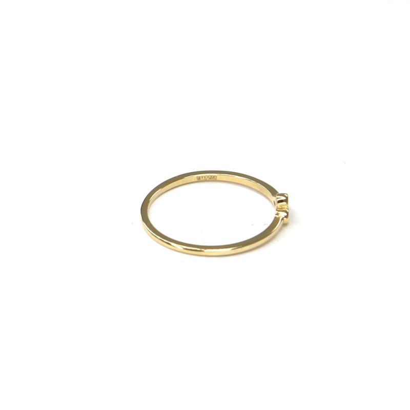 Prsten ze žlutého zlata a zirkony Pattic AU 585/000 0,80 gr ARP053901Y-50
