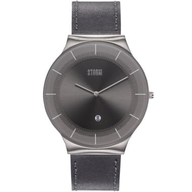 Pánské hodinky STORM Xenu Leather Grey 47476/GY/G
