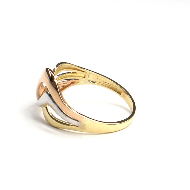 Prsten z tříbarevného zlata Pattic AU 585/000 2,30 gr, ARP603301-56