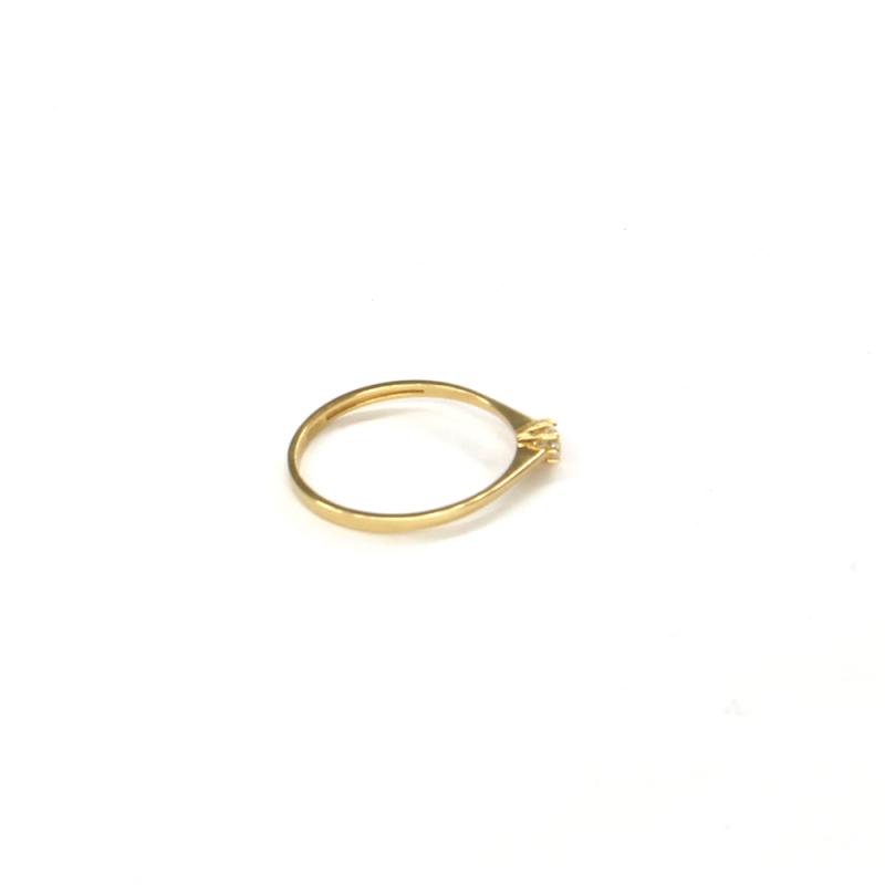 Prsteň zo žltého zlata Pattic AU 585/000 1,05 gr ARP029001Y-58
