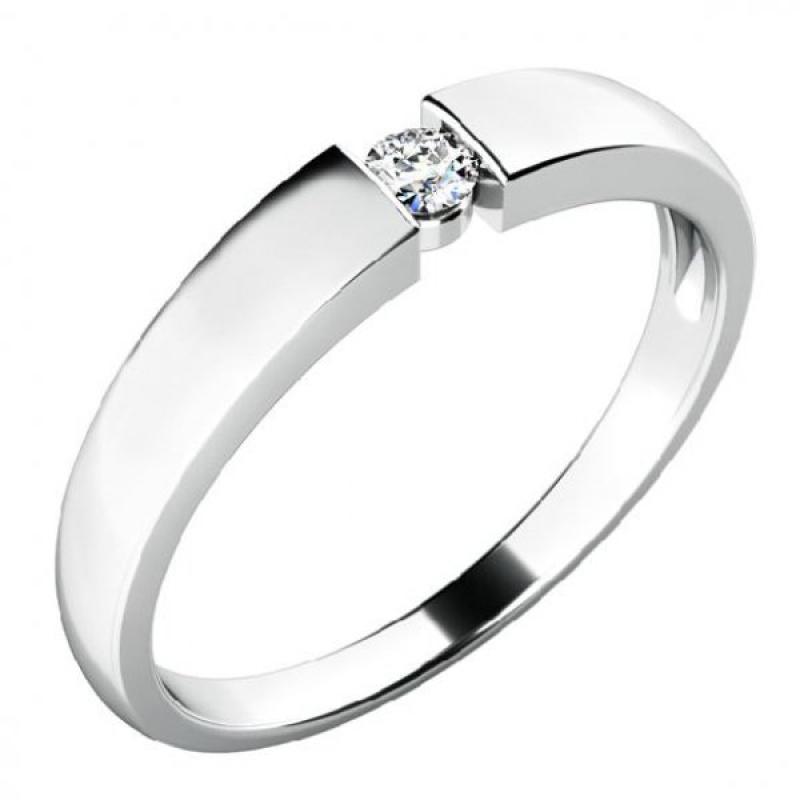 Prsten AU 585/1000 přírodní diamant 0,053 ct 1,65 g G10771B01A