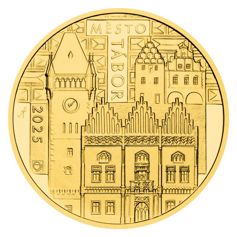 2025 - PZM 5000Kč Městská památková rezervace Tábor Proof