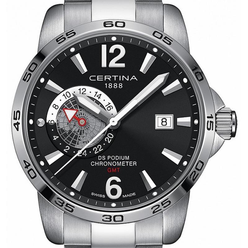 Pánske hodinky CERTINA DS Podium Chronometer GMT C034.455.11.057.00