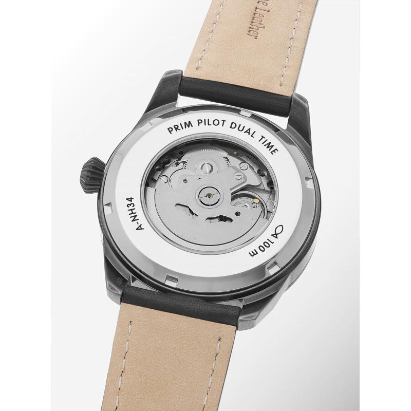 Pánské hodinky PRIM Pilot Dual Time W01P.13297.A