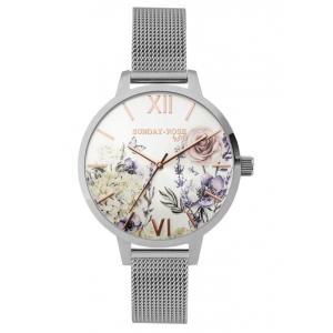 Dámské hodinky JVD Sunday Rose Fashion Ancient Garden SUN-F01