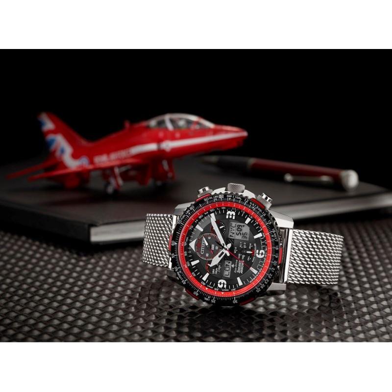 Pánske hodinky CITIZEN Skyhawk Limited Edition Red Arrows JY8079-76E