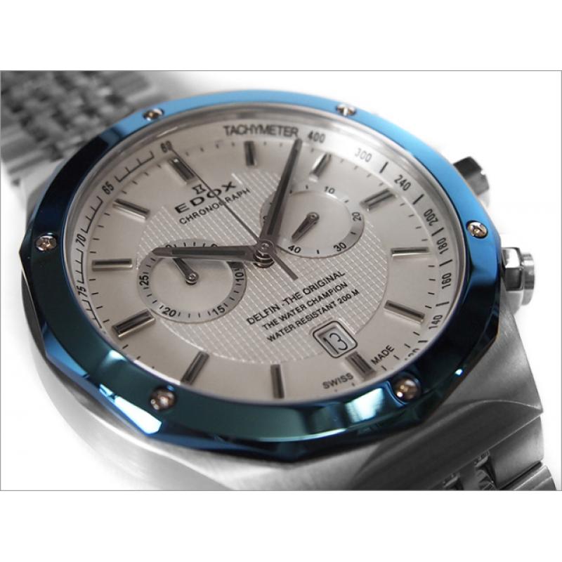 Pánské hodinky EDOX Delfin 10108 3BU AIN