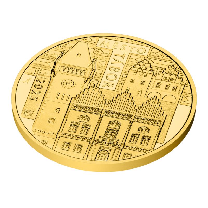 2025 - PZM 5000Kč Městská památková rezervace Tábor Proof