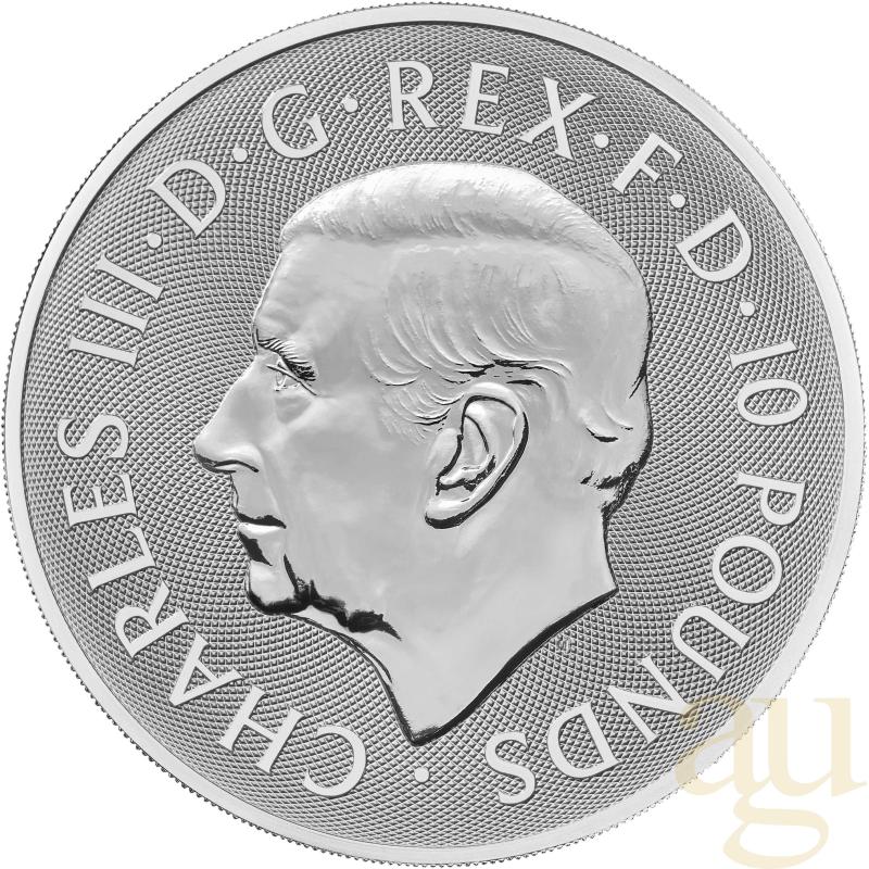 Stříbrná mince 10 Oz Tudor Beasts Seymour Panther 2026