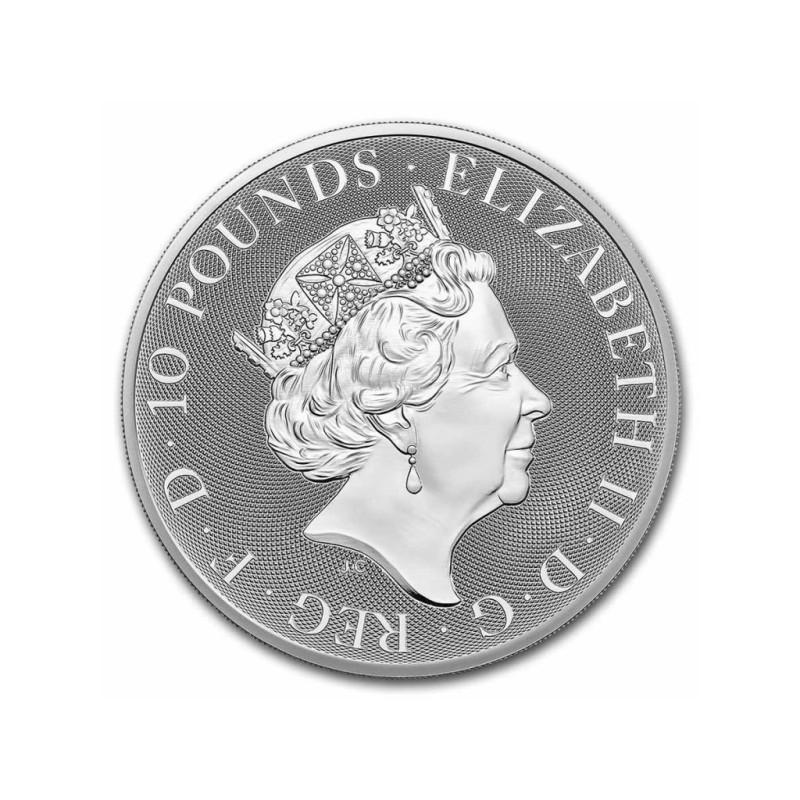 Stříbrná mince 10 oz Tudor Beasts Lion 2022 9406623