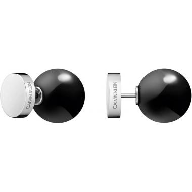 Náušnice CALVIN KLEIN Bubbly, napichovačky, ocel + ónyx KJ9RME040300