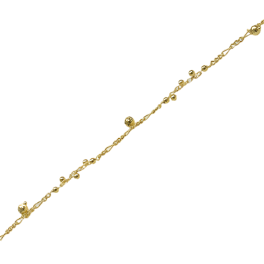 Stříbrný pozlacený náramek AG 925/1000 AGNI234903