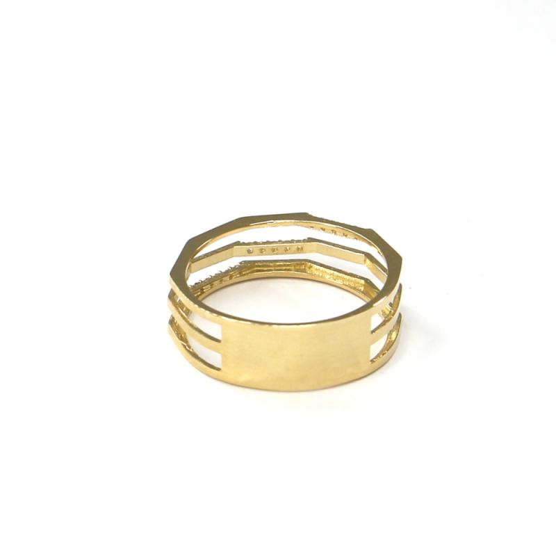 Prsten ze žlutého zlata a zirkony Pattic AU 585/000 2,50 gr ARP058201-58
