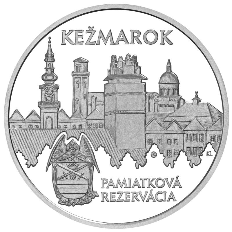 Rezervace 2025-PSM 20 eur Pamiatková rezervácia Kežmarok Proof