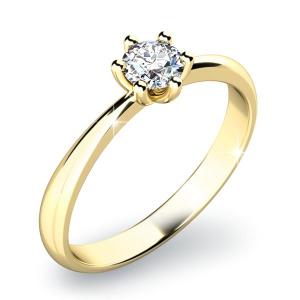 Zlatý prsteň s diamantem AU 585/1000 PATTIC G1081901