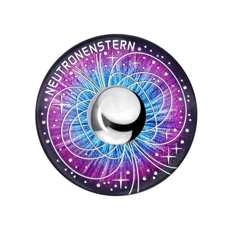 20 Euro - Neutrónová hviezda strieborná minca Proof 2023 tretej mince zo série! 10000