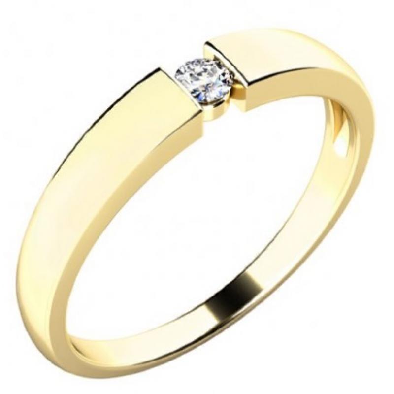 Zlatý prsten AU 585/1000 PATTIC G1077101-55