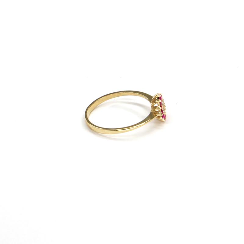 Prsten ze žlutého zlata Pattic AU 585/000 1,40 gr BV100301RY-55