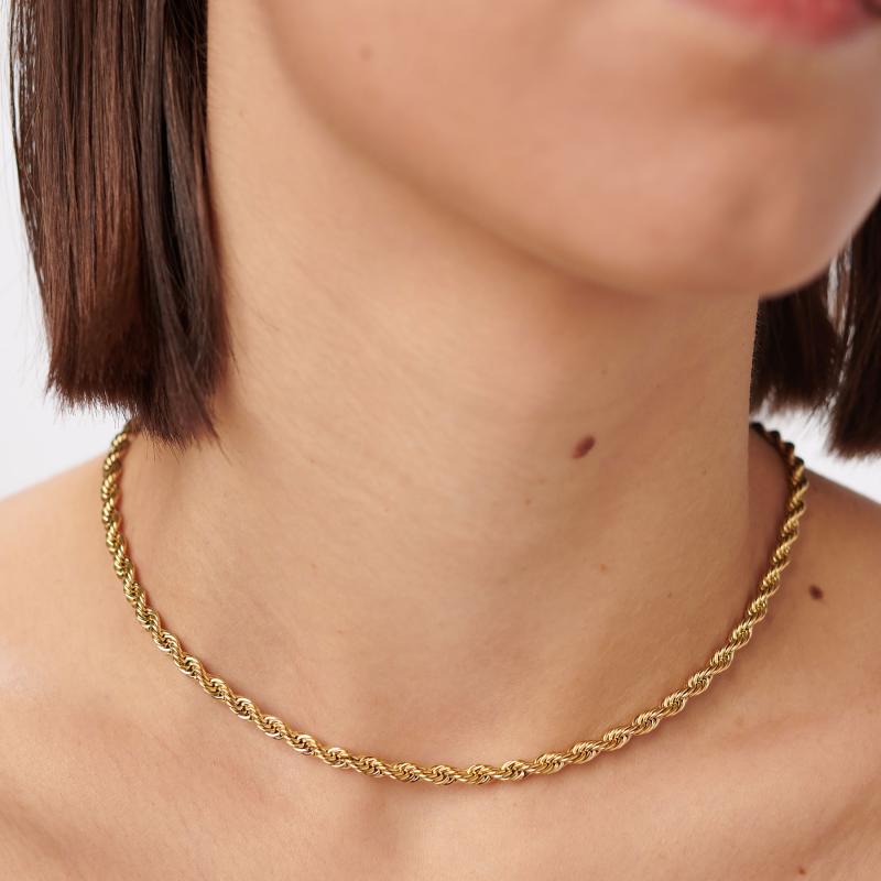 Pozlacený náhrdelník SAGAPO Chunky SHK107