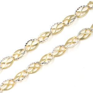 Zlatý náhrdelník MG AU 585/1000 9,50 gr CA235302-45
