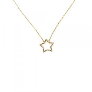 Náhrdelník ze žlutého zlata s přívěskem hvězdy PATTIC AU585/000 1,45 gr GU180302Y