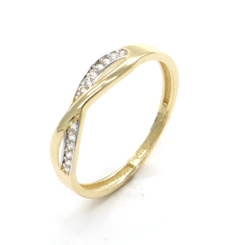 Zlatý prsteň PATTIC AU 585/1000 1,15 g CA340001Y-54