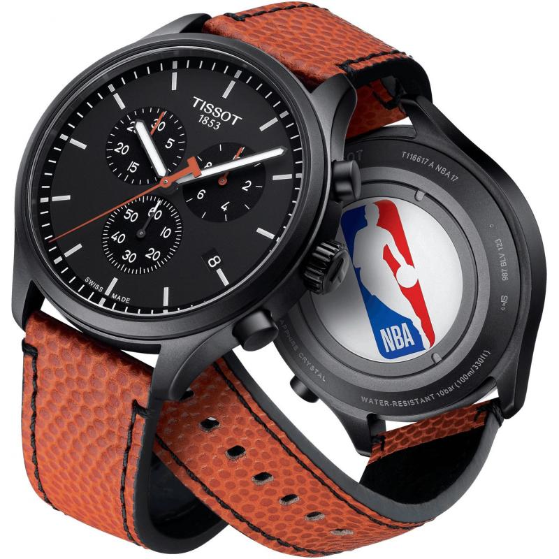 Pánské hodinky Tissot Chrono XL Quartz Chronograph NBA Collector Special Edition T116.617.36.051.08 