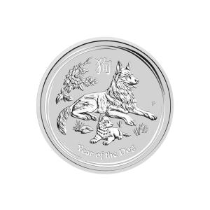 2 unce stříbrná mince Austrálie Lunar II pes 2018 9202167