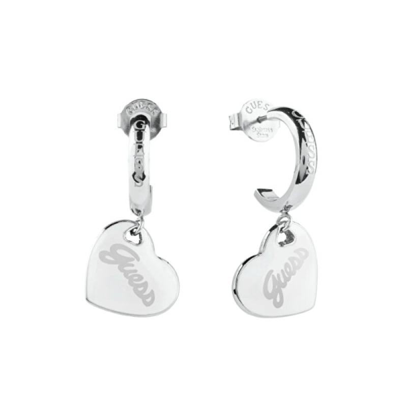 Náušnice GUESS Vintage JUBE05151JWRHWHT/U