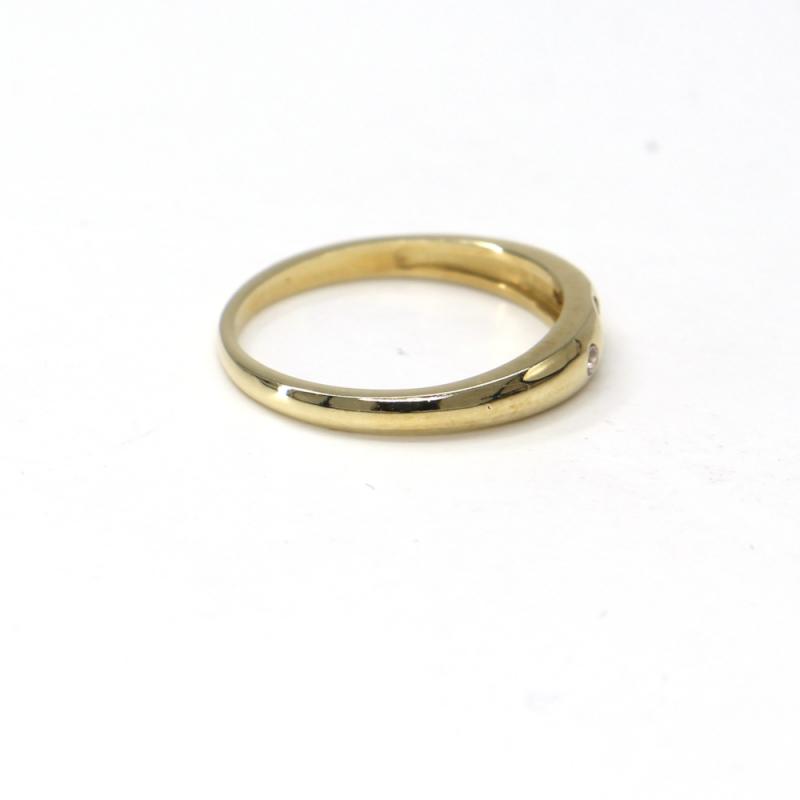 Prsten ze žlutého zlata a zirkony Pattic AU 585/000 2,02 gr, PR681005901B