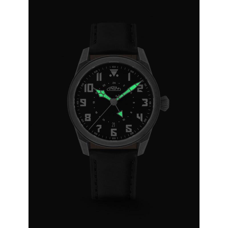 Pánské hodinky PRIM Pilot Dual Time W01P.13297.A