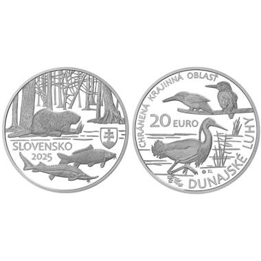 2025-PSM 20 eur Chránená krajinná oblasť Dunajské luhy Proof