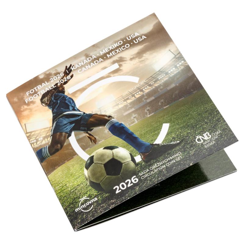 2026 - Sada oběžných mincí MS ve Fotbale stand