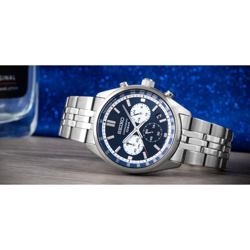 Pánské hodinky SEIKO Quartz Chronograph SSB427P1