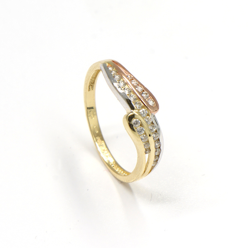 Zlatý prsteň PATTIC AU 585/1000 1,75 gr CA236801-55 